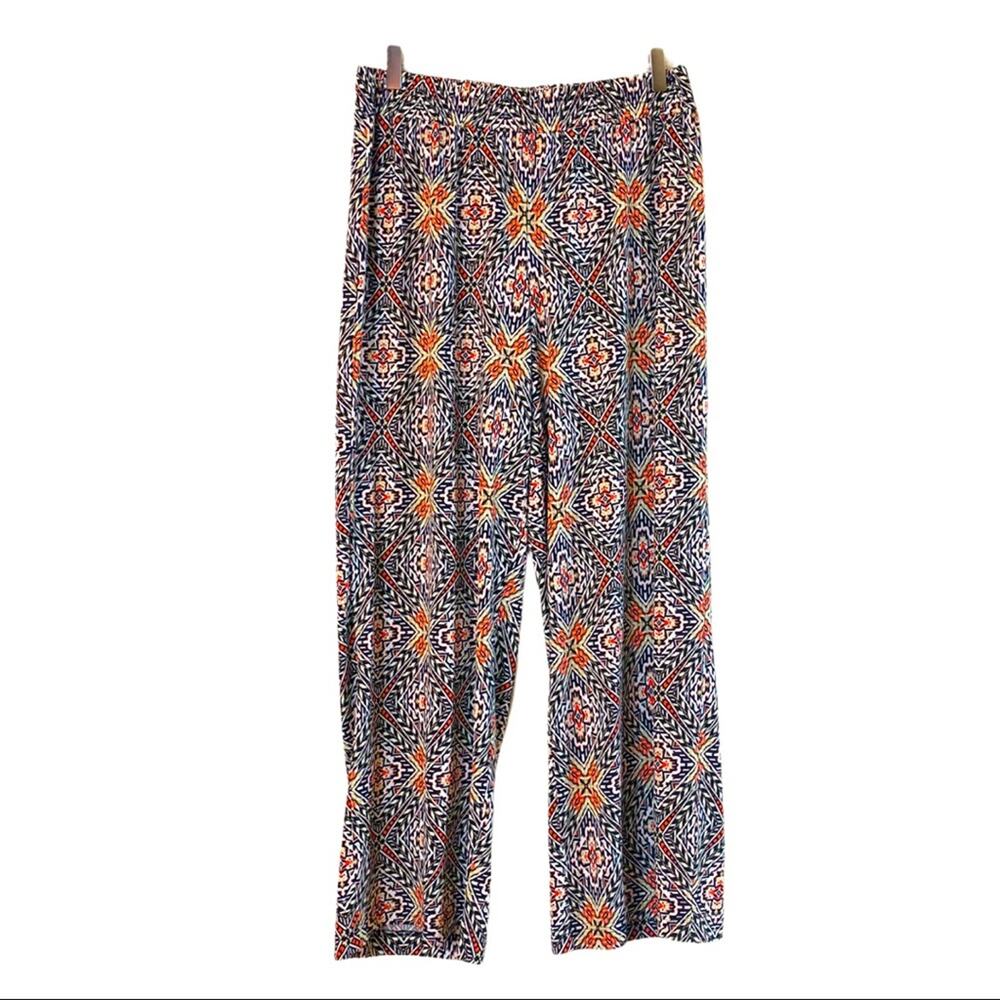 Christopher & Banks High Rise Wide Leg Palazzo Pants Women's Size Large